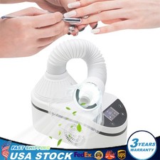4500rpm Tabletop Nail Manicure Dust Cleaning White Nail Dust Collecting Machine
