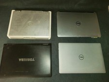 Laptop Konvolut (3x Dell, 1x Toshiba) 