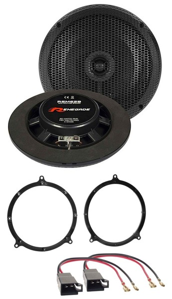 Renegade 2-Wege 160Watt 16,5Cm Lautsprecher FüR Audi A3 A4 A6 TT TüR Front Heck-image