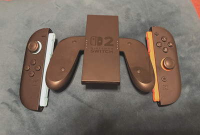 Nintendo Switch 2 | Joy-Con Controllers (One pair, two total) + OEM Joy-Con Grip