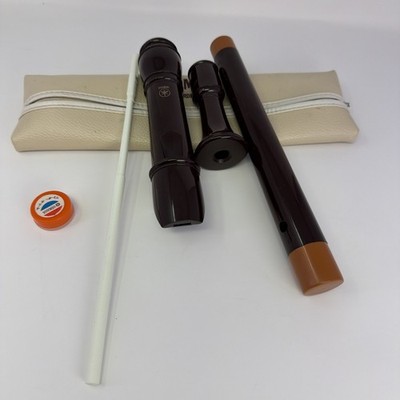 YAMAHA Alto Recorder Baroque With Soft Case, And Original Accessories.