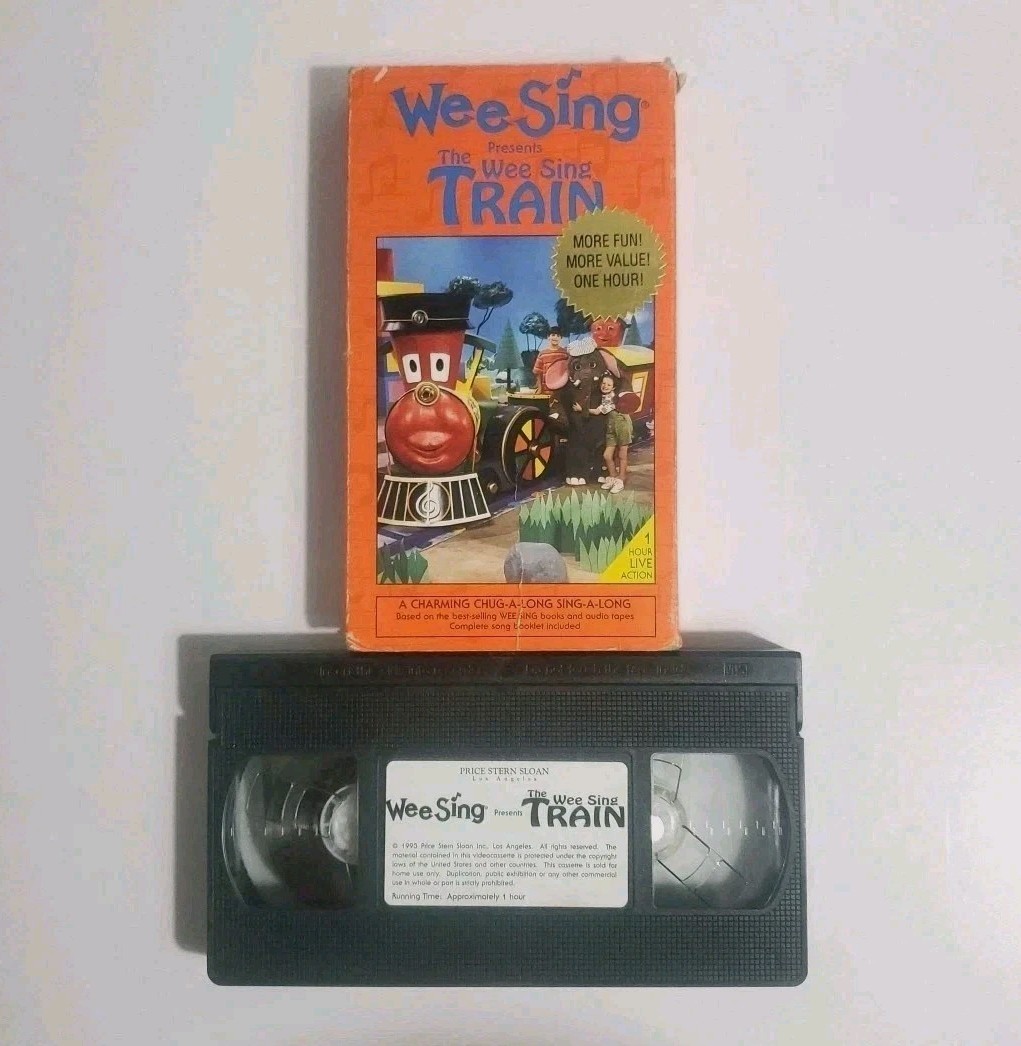 Wee Sing Presents The Train Sing-A-Long Kids VHS Tape 1993