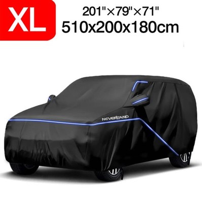 210D SUV Autoabdeckung Vollgarage Autoplane for BMW X5 Abdeckplane mit Tür-Zip