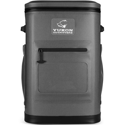 YUKON OUTFITTERS Hatchie Charcoal/Black Backpack Cooler (YHCP30CHBLK)