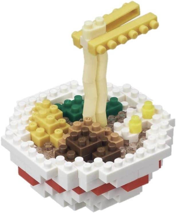 Nanoblock Ramen Kawada micro briques imbricables de précision 140 pièces multicolores