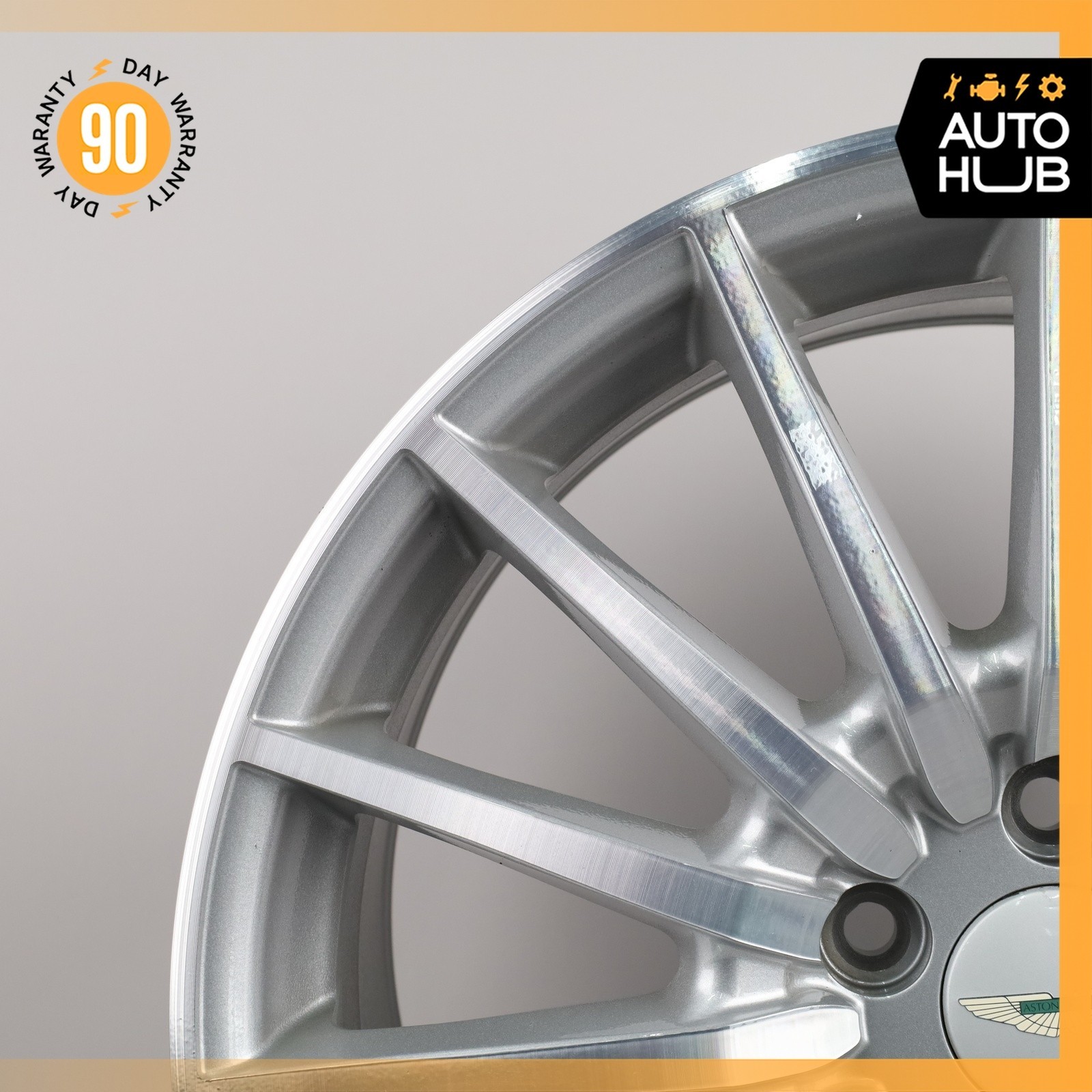 Aston Martin DB9 8.5 x 19 19" Front Wheel Rim Silver 4G431007FA OEM