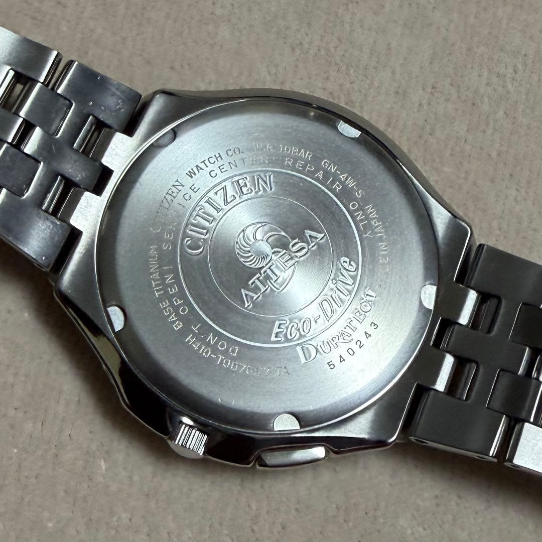 Citizen Attesa Wristwatch Timepiece H410 T007627 Eco Drive Mens