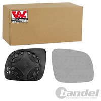 VAN Wezel Spiegelglas Konvex Unbeheizt Rechts FüR Seat Arosa VW Lupo Polo