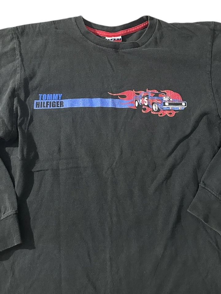Camiseta Tommy Hilfiger Racing manga larga niño talla mediana Foto 2 de 4