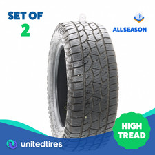 Set Of 2 Used 27555r20 Cooper Discoverer Htp Ii 117h - 11.532 Set Of 2 Used 27555r20 Cooper Discoverer Htp Ii 117h - 11.532