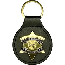 COOK COUNTY SHERIFF STAR KEY FOB: Supervisor