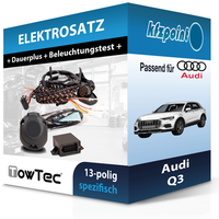 für Audi Q3 06.2011-12.2018 Towtec E-Satz 13Polig Fahrzeugspezifisch NEU
