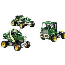 Happy Build YC-23013 Monster Truck 3 IN 1 Vert Télécommandé Klemmbausteine 548p