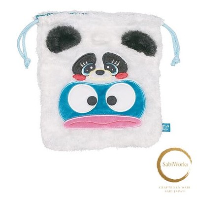 Neu Skater ZKT1-A Boa Kordelzug Hangyodon Sanrio Kordelzugbeutel 10,0 x 7,9