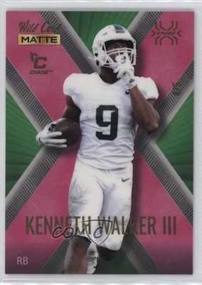 2022 MATTE X-Plode Chase Green - Pink X 4/5 Kenneth Walker III Rookie RC s1i