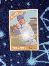 1966 Topps - Ron Santo #290 League Spelled Correctly