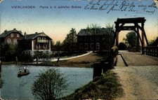 Ak Hamburg Bergedorf Vierlande Vierlanden, schiefe Brücke - 11557508