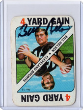 BILL NELSEN NFL Browns 1971 Topps Game Auto Autographed Signed Card