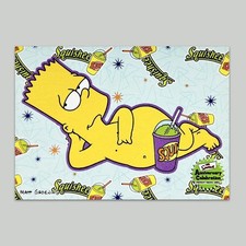 The Simpsons 2000 Rare Art Trading Card Vintage Retro Memorabilia Collectables