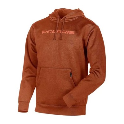 Polaris Men's Staple Hoodie Warm Soft Comfortable Cotton Blend Rust
