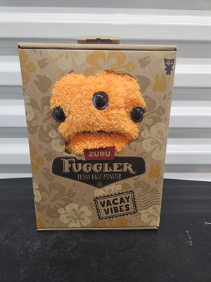 Fuggler Funny Ugly Monster VACAY VIBES SERIES ORANGE Plush Three Eye 