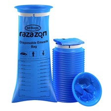 Vomit Bags Disposable for Car 50 Pack Emesis Bags Medical Grade, Leak Resis...