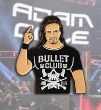 Adam Cole Wrestler Wrestling PWG WWE Enamel Pin Bullet Club Ltd Edition NEW