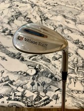 Forged Wilson Staff JP55 Sand Wedge, 55 , 35 1/4 , TT Steel, Old Grip, VGUC.