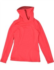 DECATHLON Top donna girocollo manica lunga UK 6 XS rosa poliestere BJ56