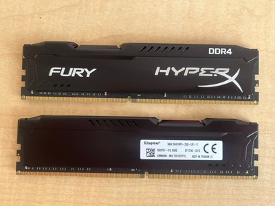 Kingston HyperX Fury 32GB Kit (2x16GB) DDR4, 16GB 2RX8XMP4-2933-UB1-11