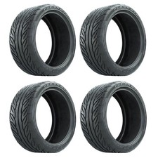 Set Of 4 Golf Cart Street Tires 21540-r15 Gtw Fusion Gtr Steel Belted Radial