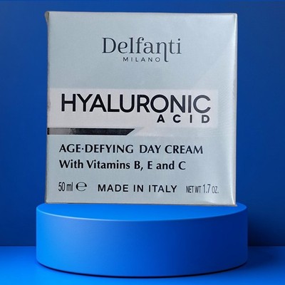 Delfanti Milano HYALURONIC  ACID Age Defying Day Cream Vitamins B E C