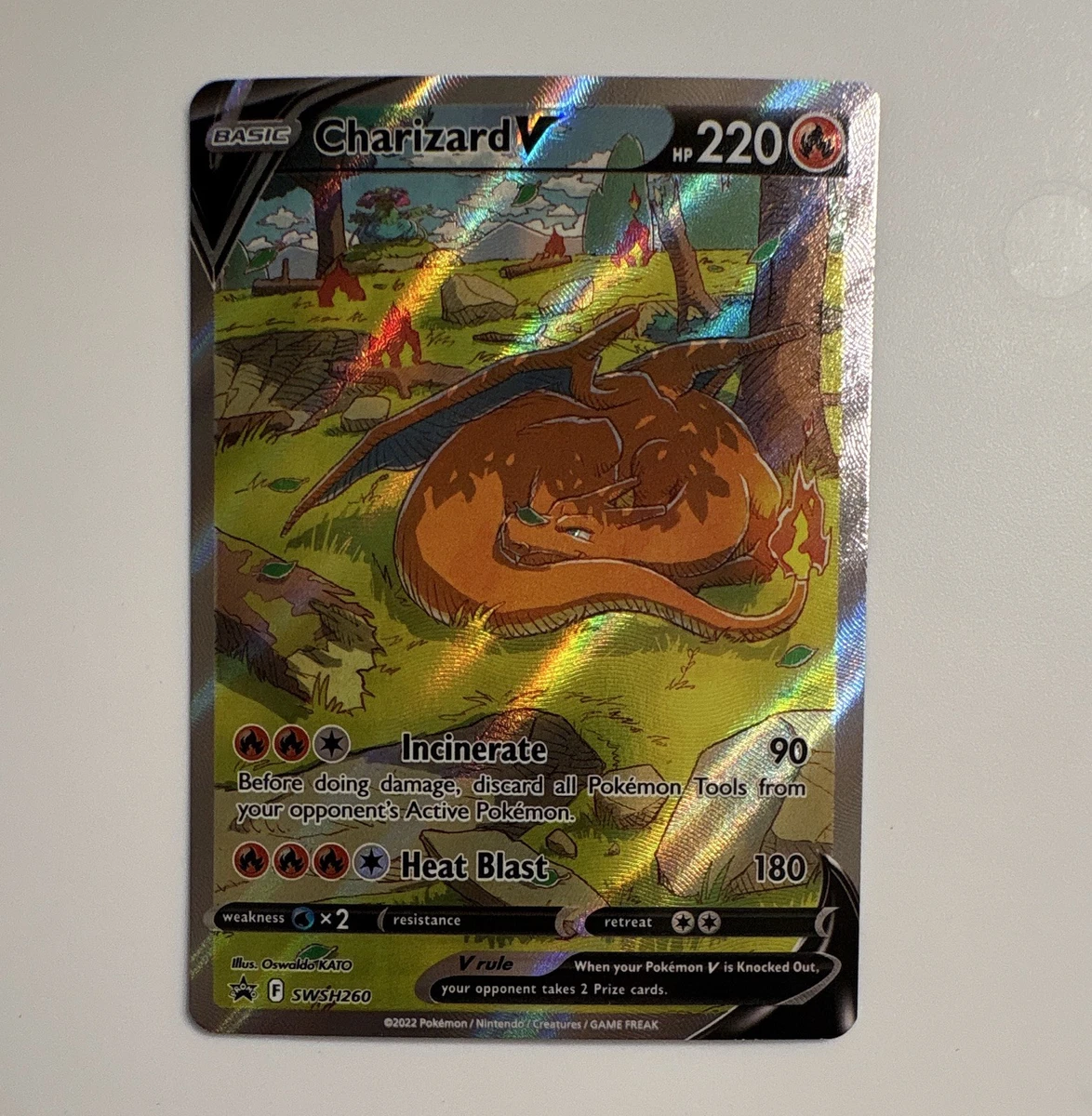 Charizard V SWSH260 SWSH: Sword & Shield Promo Cards for sale | eBay
