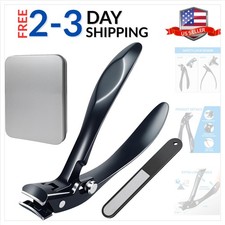 Long Handle Toenail Clippers for Seniors Ultra Wide Jaw Opening Toe Nail Clip...