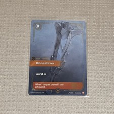 Boneshiver Riftbound Bologna Regional Qualifiers Promo SFD 118a/221 Foil English
