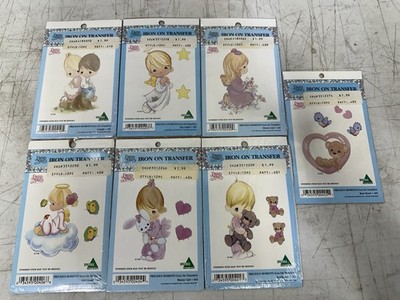 Lot Of 7 Precious Moments Iron On Transfers 