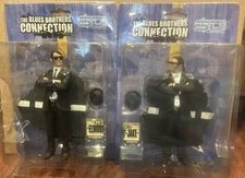 The Blues Brothers Connection "Elwood" AND “Jake” Model Toy Figures Collectible
