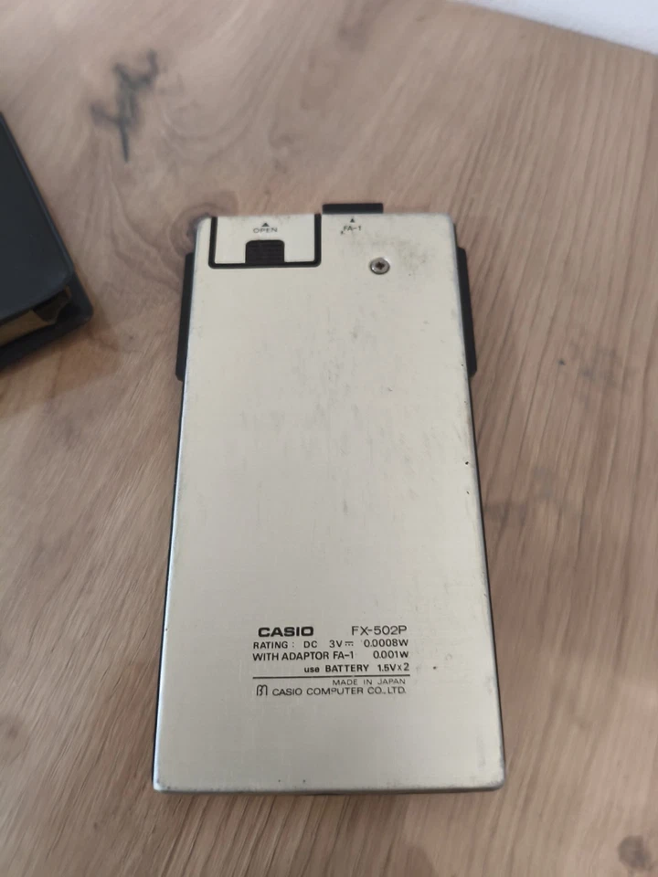 Vintage CASIO FX-502P Scientific Programmable Calculator - Photo 4/4