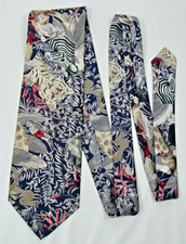 Jungle Animal Print Tie Tiger Zebra Monkey Snake Giraffe Necktie Unbranded