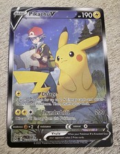 Pikachu V TG16/TG30 Swsh11: Lost Origin Trainer Gallery Holo for