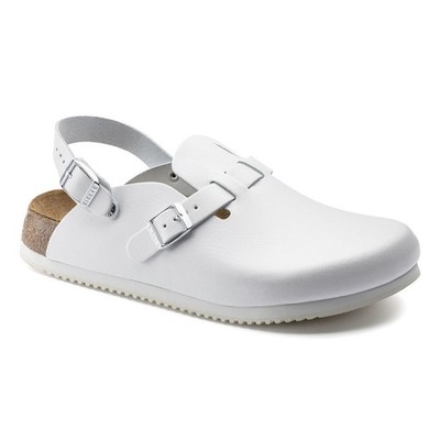 Birkenstock Clog Kay Superlauf, Naturleder, weiß, normal, 41 1018228-41