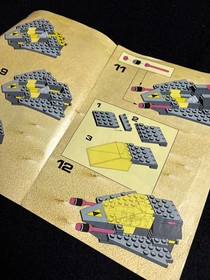 1987 Lego 6894 Invader Blacktron I Classic Space Spaceship P1
