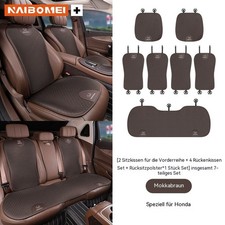 Für Honda Accord, City,Civic, CR-V- 3D Luxus Seidenleder Auto sitzbezug
