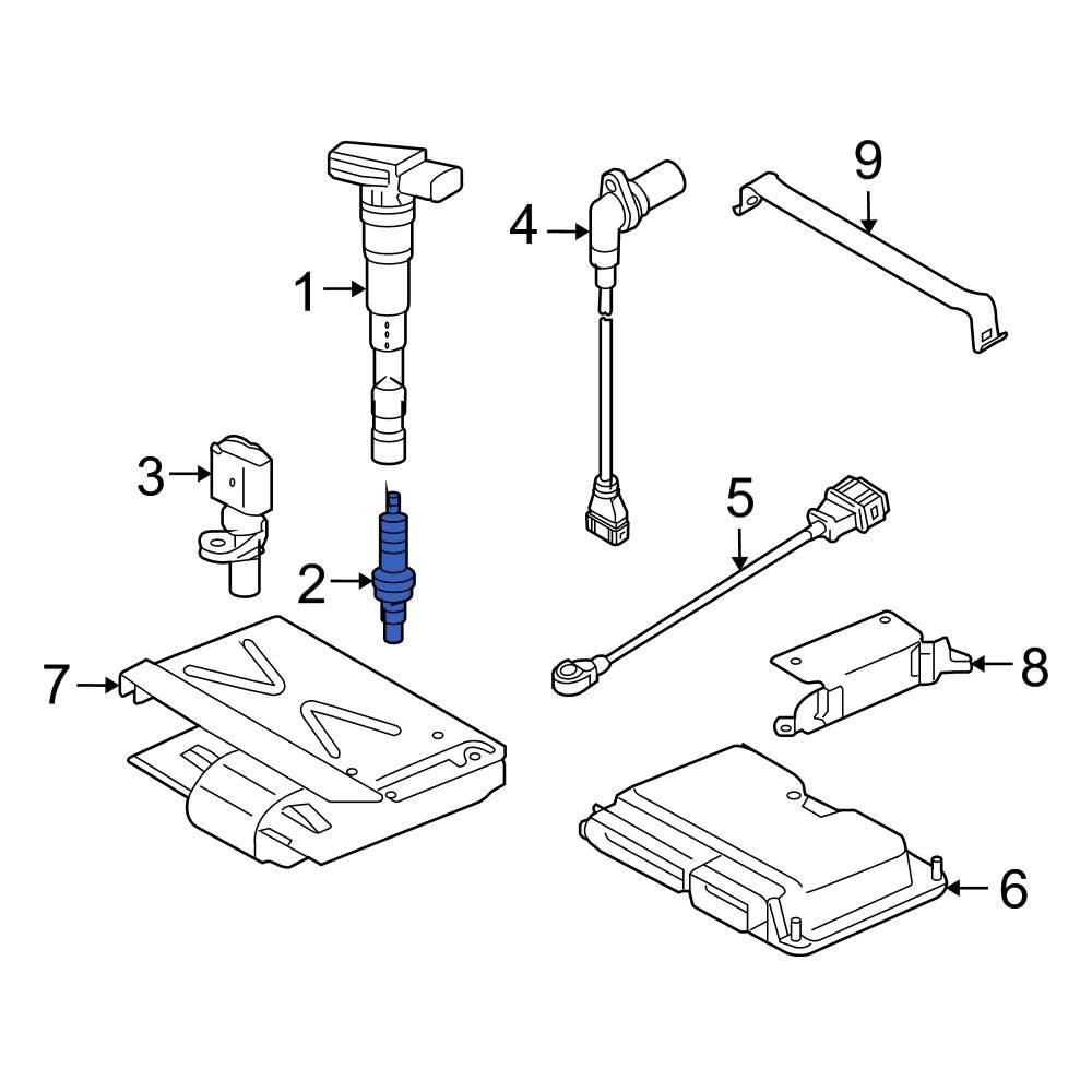 For Audi S4 2004-2009 Audi 101905615A Spark Plug