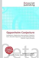 Lambert M. Surhone (U. A.) | Oppenheim Conjecture | Taschenbuch | Englisch