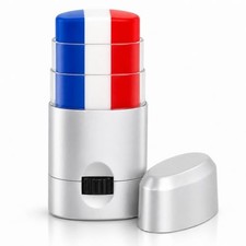 Red White and Blue Eye Black Stick, Patriotic USA Flag Face Paint Makeup for ...
