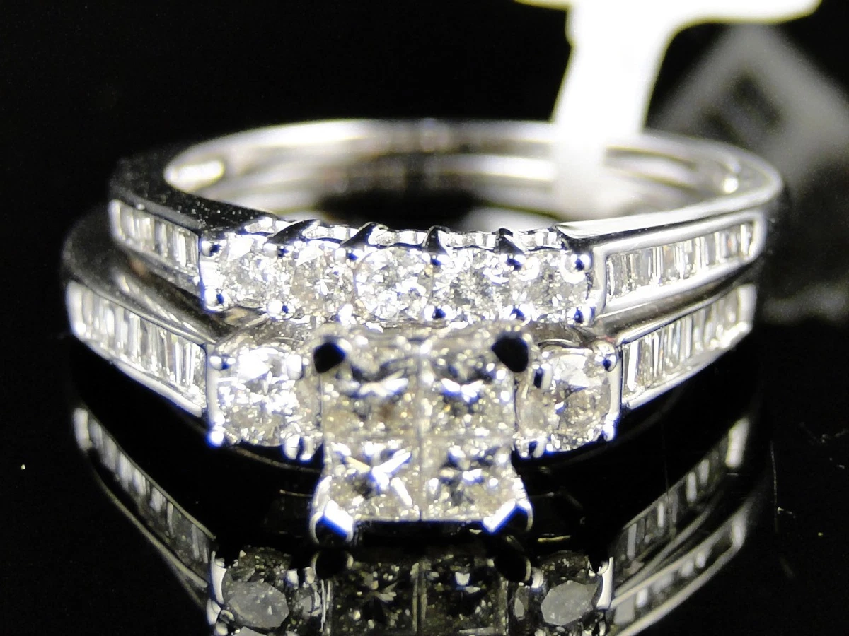 Ebay wedding on sale rings sets
