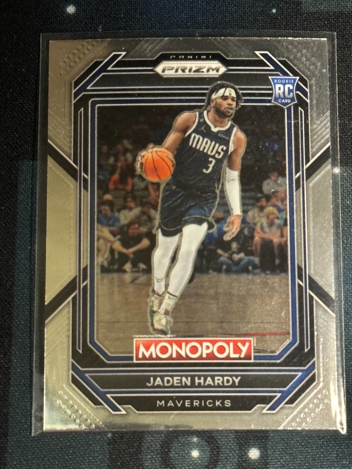 2022-23 Panini Monopoly Prizm NBA Jaden Hardy BASE Rookie RC #21 Mavericks
