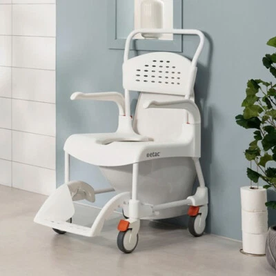 Etac Clean Toiletten/Duschrollstuhl 55 cm 2 arretierbare Räder