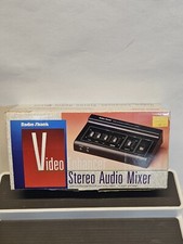 Radio Shack 15-1961 Video Enhancer Stereo Audio Mixer W/Set Audio/Video Cables